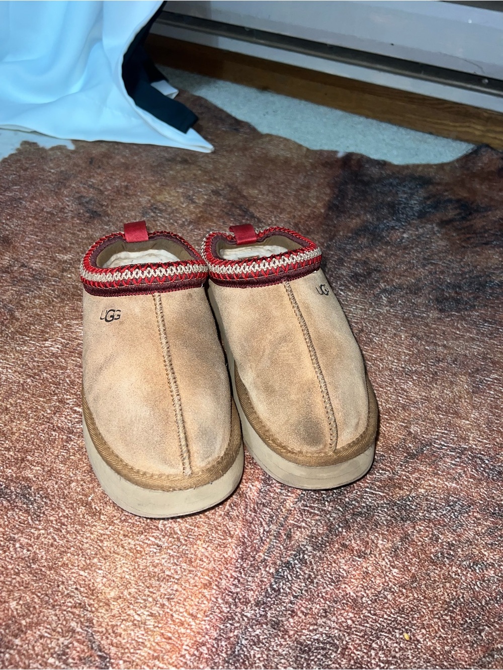 UGG women’s platform Suede Slip-On Clog